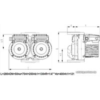 Циркуляционный насос IMP Pumps GHNDbasic II 50-120F