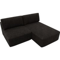 Угловой диван Лига диванов Лига-060 НПБ угол универсальный 129511 (велюр Brut 17 коричневый)