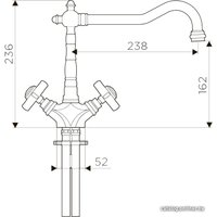 Смеситель Omoikiri Tokigawa-AB