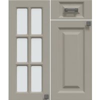 Готовая кухня Интерлиния Мила Деко 2.0А (черный/индиго/белый гранит) в Могилеве