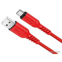 Кабель Hoco X59 Victory USB Type-A - USB Type-C (2 м, красный)