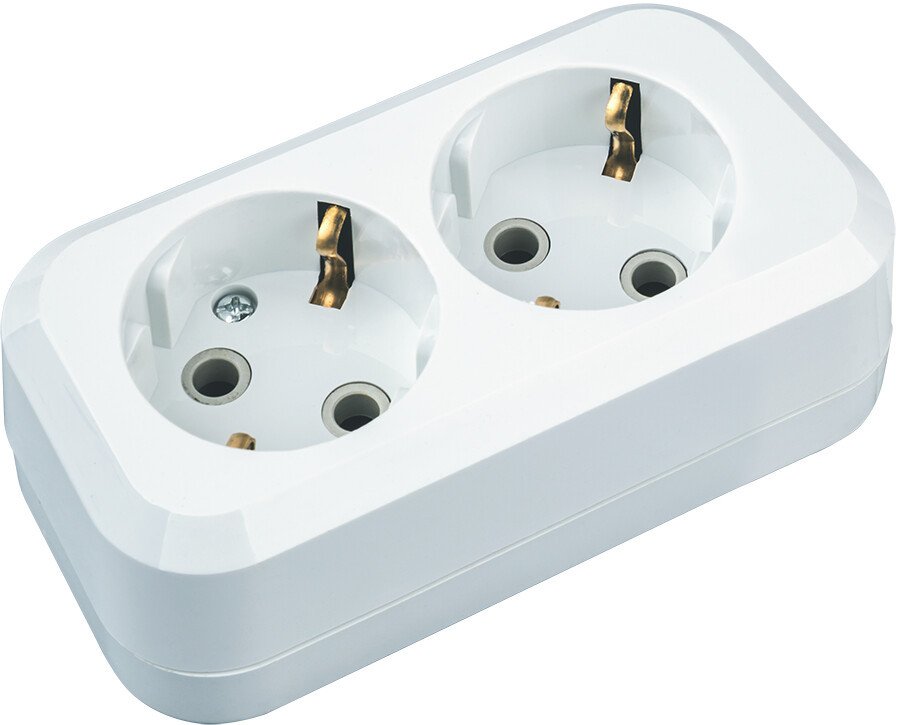 Колодка удлинителя Navigator NCA-BL01-02-E-WH