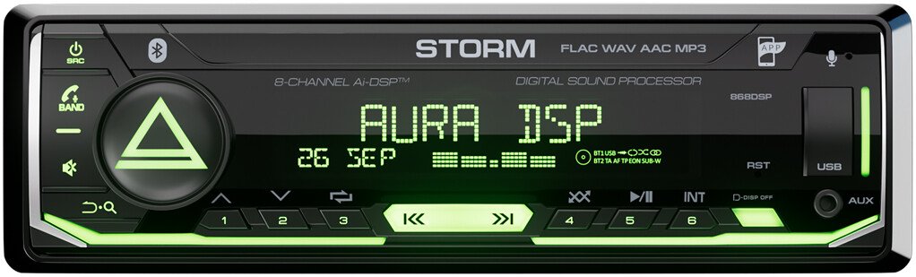 

USB-магнитола Aura Storm-868DSP