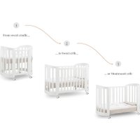 Кроватка-трансформер Erbesi Sweet (white)