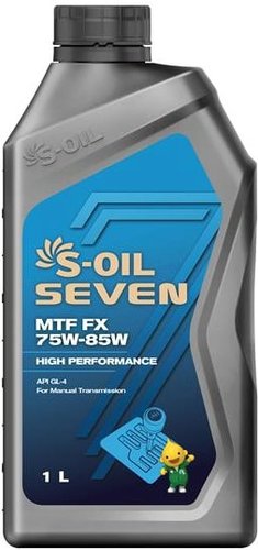 Трансмиссионное масло S-OIL SEVEN MTF FX 75W-85W 1л