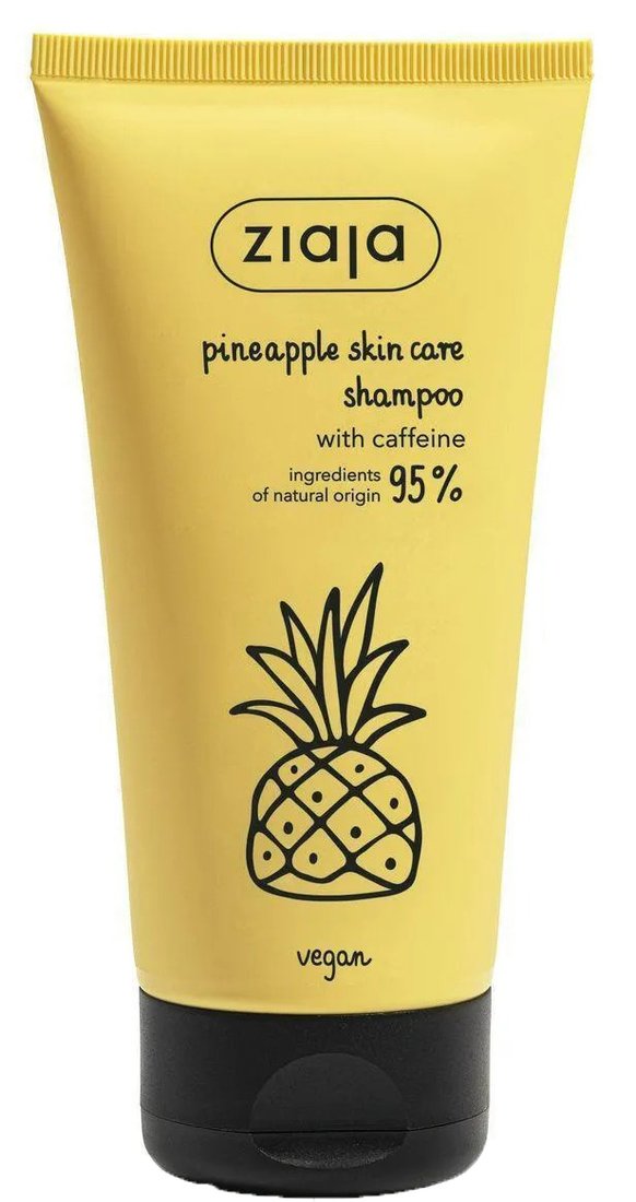 

Шампунь Ziaja для волос с кофеином Pineapple skin care 160 мл
