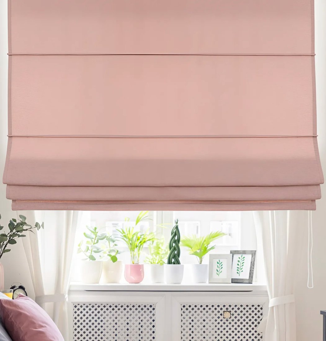 

Римская штора Delfa Макси Roman СШД-02М 270/8950 (120x160, бежево-розовый)