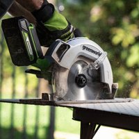 Дисковая (циркулярная) пила Greenworks GD24CS 1500907CUB (с 1-им АКБ)