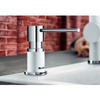 Дозатор для моющего средства Blanco Lato (хром/белый)