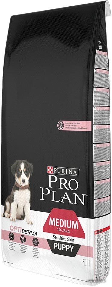 Сухой корм для собак Pro Plan Puppy Medium Sensitive Skin 12 кг
