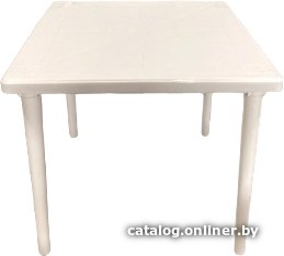 Садовый стол БИМАпласт квадратный (белый)