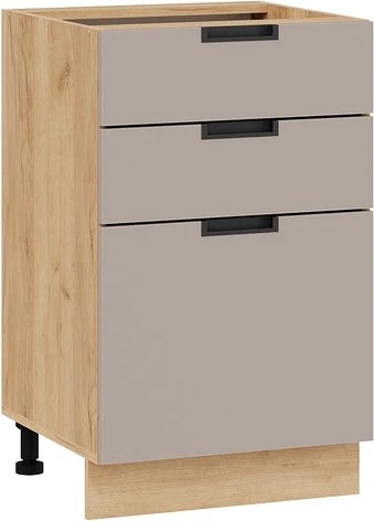 

Шкаф напольный Трия Гренада 1Н5Я3 (дуб крафт золотой/холст латте)