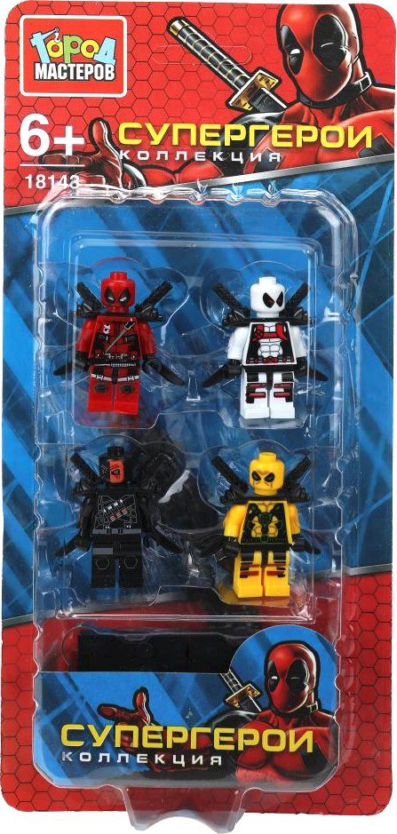 

Конструктор Город мастеров Фигурки супер герои 18143-ZH