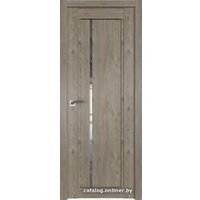 Межкомнатная дверь ProfilDoors 2.70XN L 70x200 (каштан темный, стекло прозрачное)