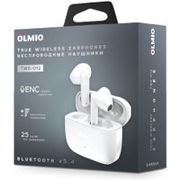 Наушники Olmio TWE-12 (белый)
