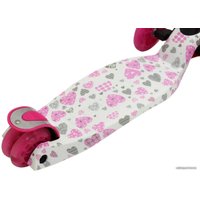 Трехколесный самокат Cosmoride Funny S910W (сердечки)