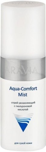  Aravia Спрей для лица Professional Aqua Comfort Mist с гиалуроновой кислотой увлажнение 150 мл
