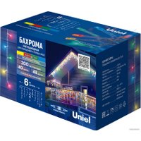Гирлянда бахрома Uniel ULD-B6007-200/STK UL-00010888 (разноцветный)