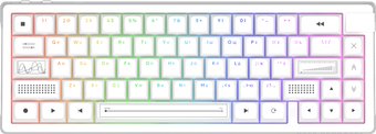 Клавиатура Дарк Проджект KD65A Wireless (g3ms Zircon, белый)