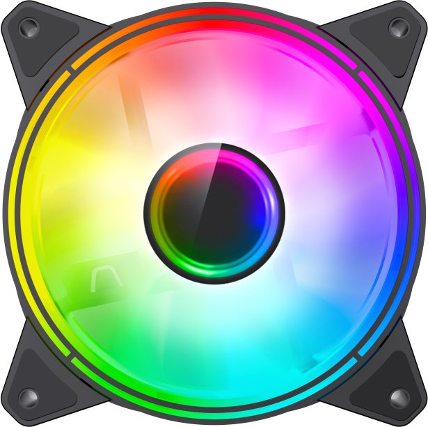 

Вентилятор для корпуса GameMax FN-12Rainbow-Q-Infinity