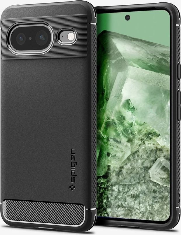 

Чехол для телефона Spigen Rugged Armor для Google Pixel 8 ACS06277 (черный)