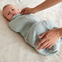 Пеленка-кокон Bebekevi BEVI1368-4 (мятно-зеленый)