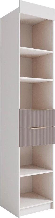 

Стеллаж ДСВ Лавис СД 450.1 (белый/белый софт/грей софт)