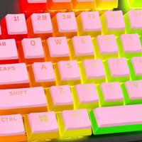 Набор кейкапов HyperX Pudding Keycaps 2 (104 шт, розовый, без кириллицы)