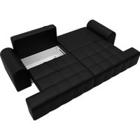 Диван Лига диванов Лига-080 131122 (экокожа Grifon 18 черный)