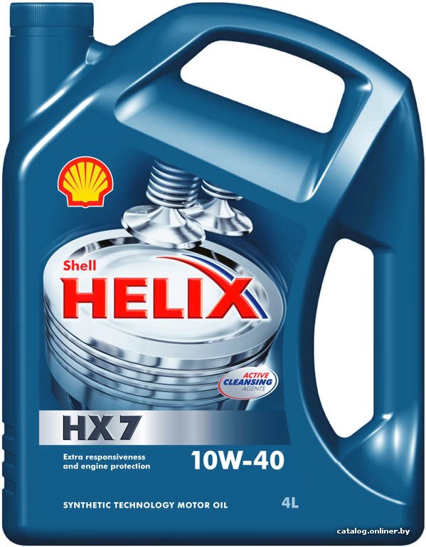 Моторное масло Shell Helix HX7 10W-40 4л