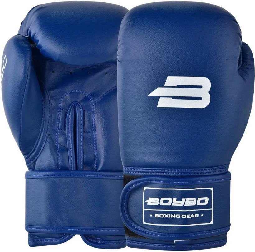 

Перчатки для бокса BoyBo Basic BBG100 (8oz, синий)