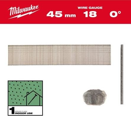 

Гвоздь финишный Milwaukee 4932492555 (4000 шт)