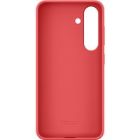 Чехол для телефона Samsung Silicone Case Galaxy S25 (красный)
