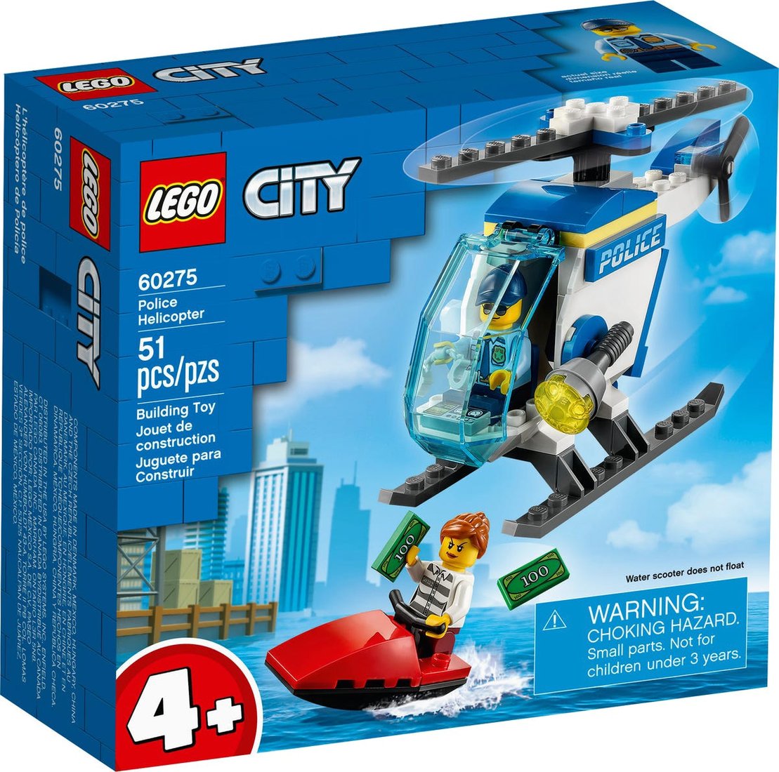 

Конструктор LEGO City 60275 Полицейский вертолет