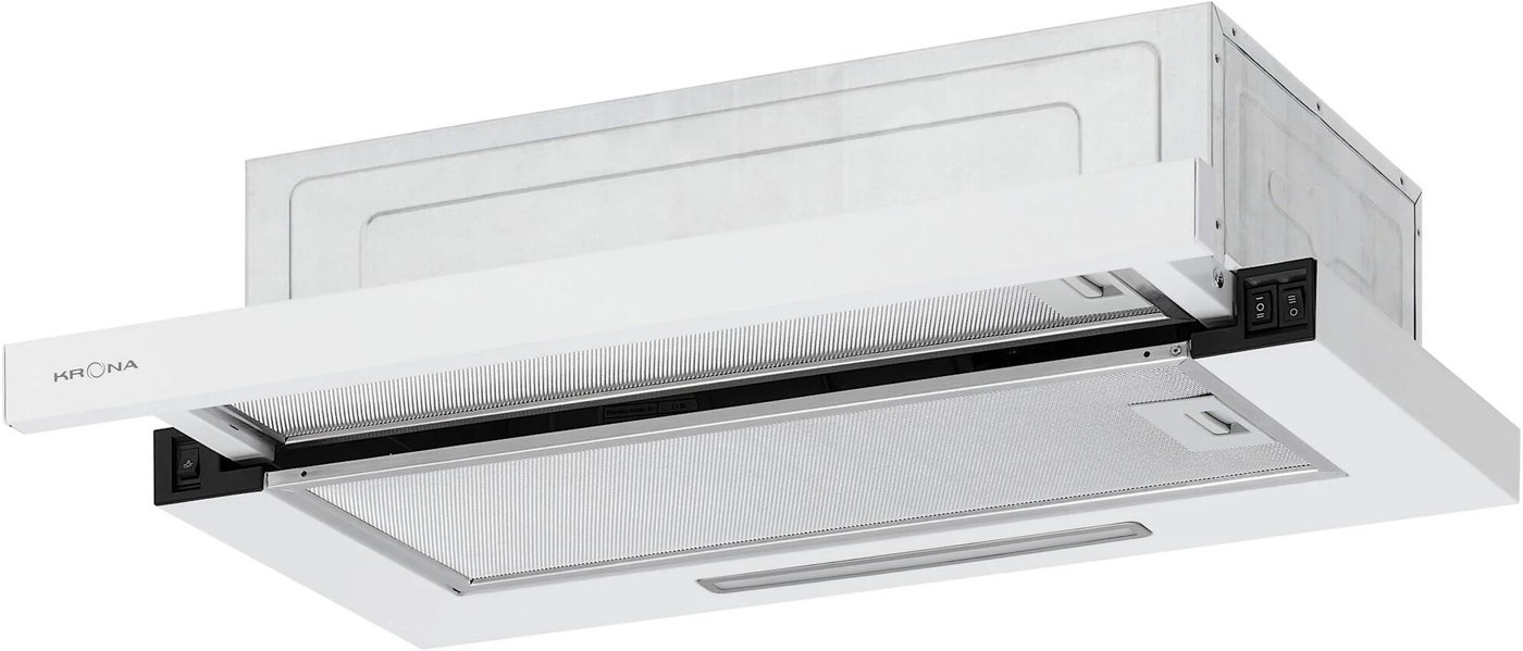 

Кухонная вытяжка Krona Kerry E 600 White PB V2 КА-00012030 (белый)