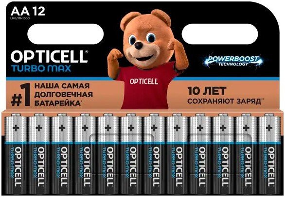 Батарейка Opticell Turbo Max AA (12 шт)