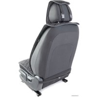 Накидка на автомобильное сидение Car Performance CUS-1012 BK/BK (алькантара, черный)