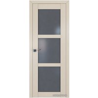 Межкомнатная дверь ProfilDoors 2.13U L 70x200 (магнолия сатинат, стекло графит)