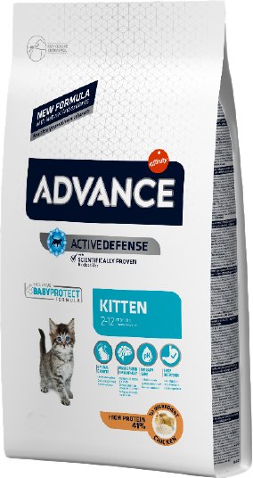 

Сухой корм для кошек Advance Kitten Chicken and Rice 0.4 кг