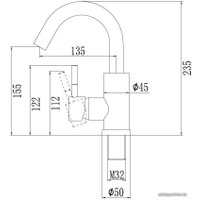 Смеситель Savol S-SUS8002