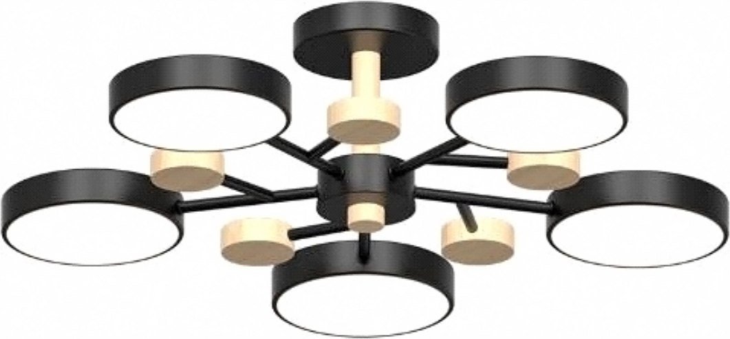 Припотолочная люстра LED4U L3204-620 BK