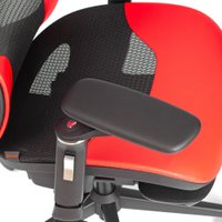 Офисное кресло TetChair KingCobra искусственная кожа/сетка (черный/красный)