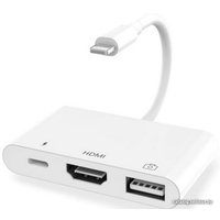 Адаптер USBTOP Lightning - USB Type-C /HDMI