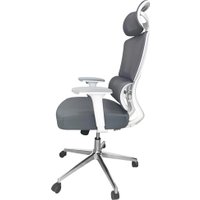 Офисное кресло SitUp Palma White Chrome (сетка Grey/Grey)