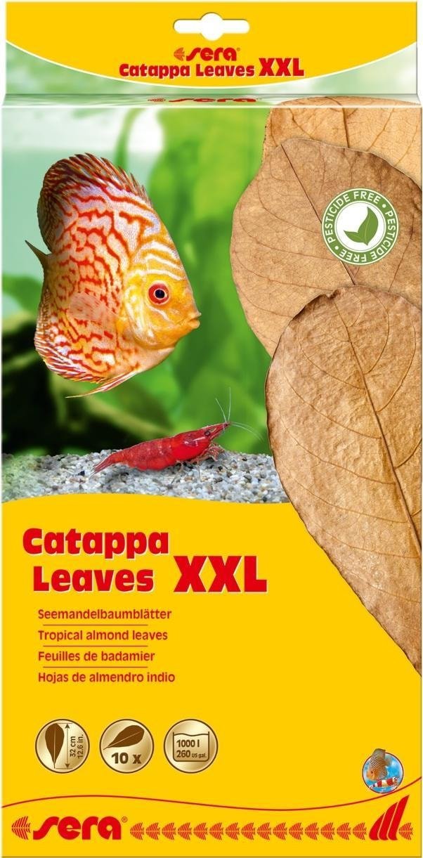 

Средство для ухода за водой Sera Catappa Leaves XXL 32 см 10 шт