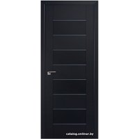 Межкомнатная дверь ProfilDoors 45U L 60x200 (черный матовый/мателюкс графит)