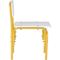 Детский стул Фея Мой малыш 0002743.29 (белый/желтый)