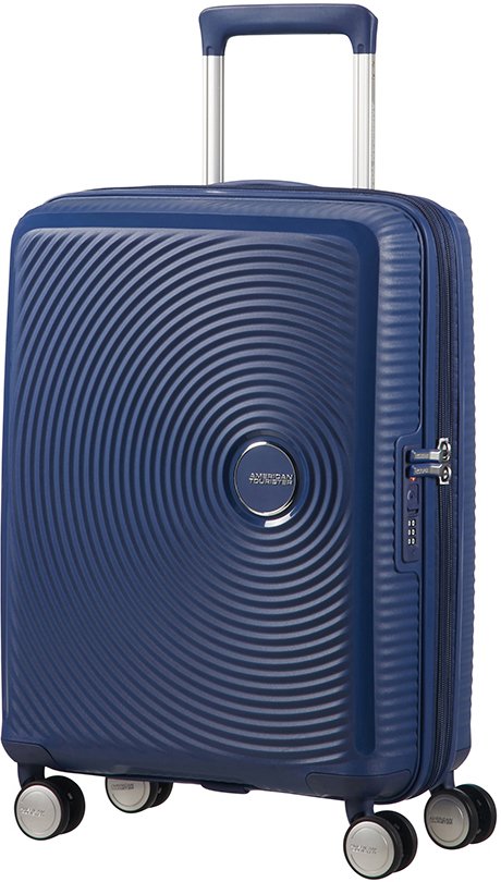 

Чемодан-спиннер American Tourister Soundbox Midnight Navy 55 см