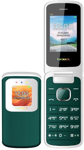 

Телефон TeXet TM-325 (морская волна)