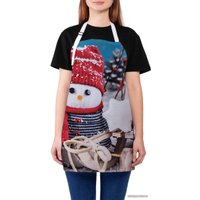 Фартук JoyArty Снеговик ручной работы ap_380837